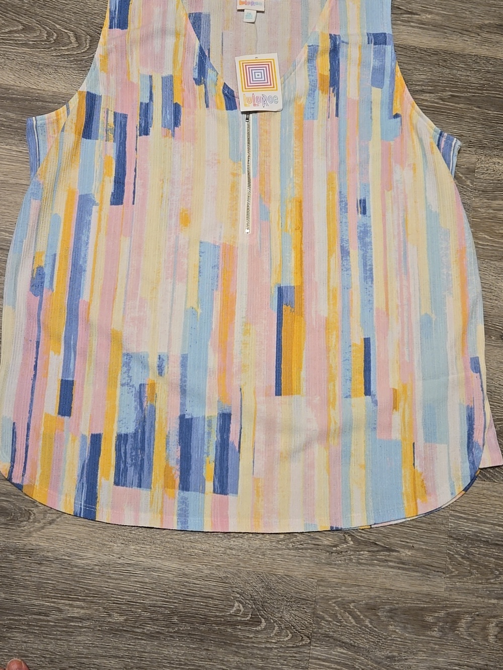 NWT Lularoe Rachael Zipper Tank Sz 2XL